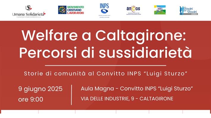 WELFARE A CALTAGIRONE: IL CONVITTO INPS “LUIGI STURZO” DIVENTA LABORATORIO DI COMUNITÀ E INCLUSIONE SOCIALE