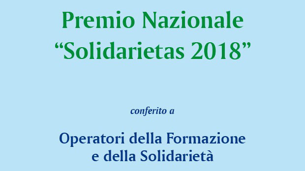 Racalmuto (AG): Premio Nazionale "Solidarietas 2018"